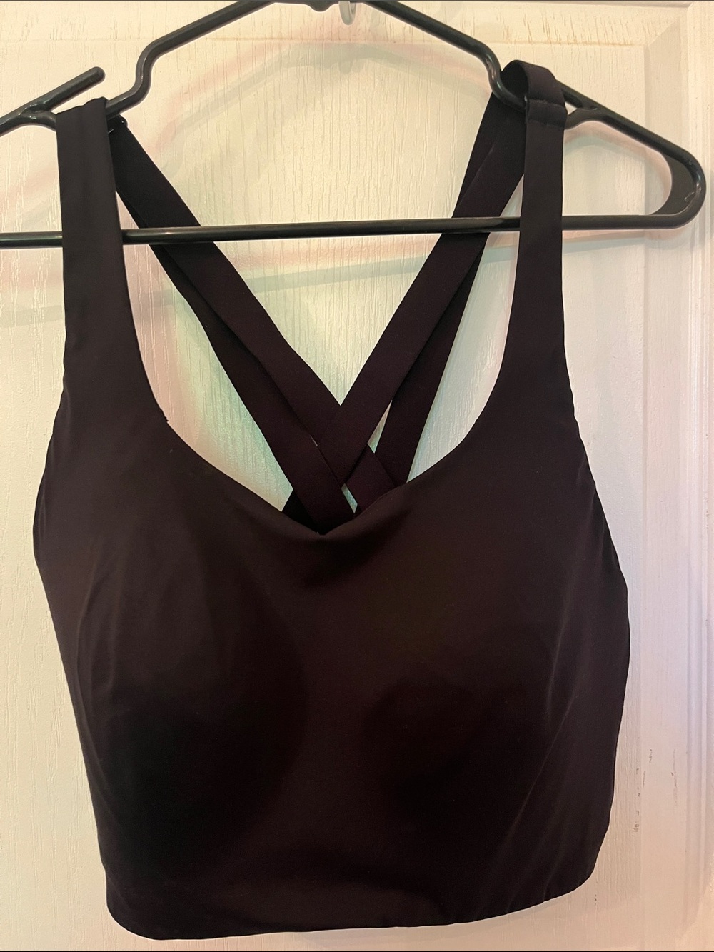 lululemon athletica Black Crisscross Back Sports Bra